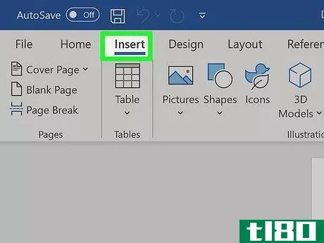 Image titled Make a Bar Chart in Word Step 1