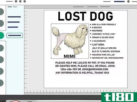 Image titled Make Lost Pet Signs Step 9
