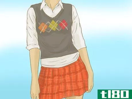 Image titled Look Good in a School Uniform (Girls) Step 1