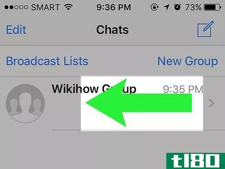 Image titled Leave a Group Chat on WhatsApp Step 3