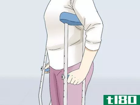 Image titled Make Your Crutches More Comfortable Step 6