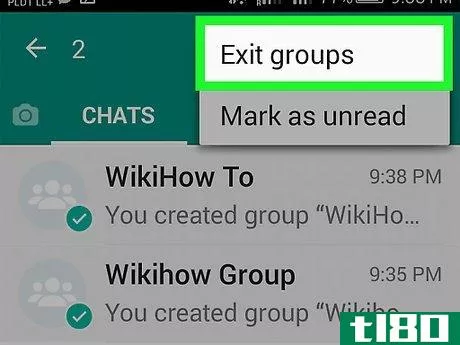 Image titled Leave a Group Chat on WhatsApp Step 11