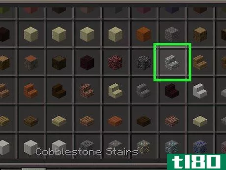 Image titled Make Stairs in Minecraft Step 8