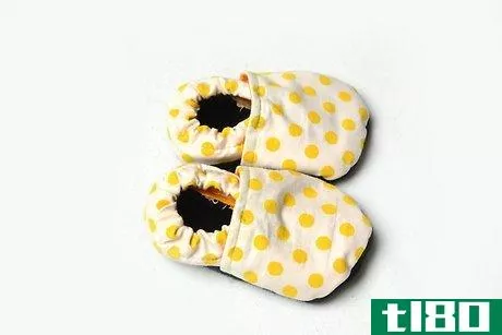 Image titled Make Fabric Baby Shoes Step 18