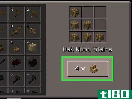 Image titled Make Stairs in Minecraft Step 5
