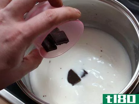 如何做巧克力奶油冻(make chocolate custard)