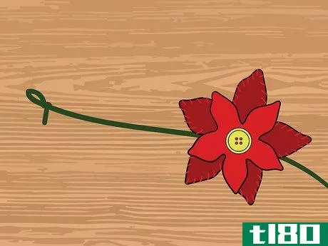 Image titled Make a Poinsettia Garland Step 26