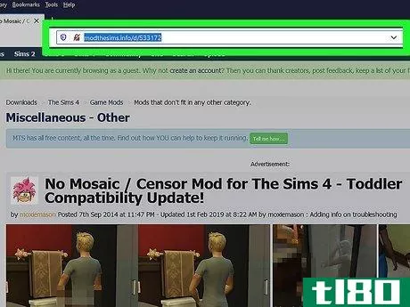 Image titled Make Sims Uncensored Step 1