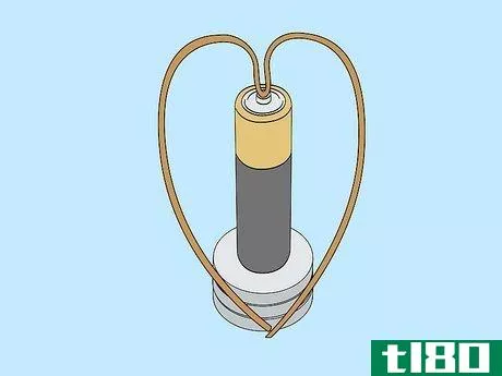 Image titled Make an Engine from a Battery, Wire and a Magnet Step 9