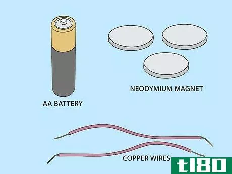 Image titled Make an Engine from a Battery, Wire and a Magnet Step 6