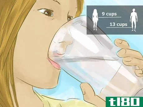 Image titled Lose Belly Fat by Drinking Water Step 1
