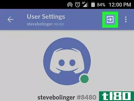 Image titled Log Out of Discord on Android Step 4