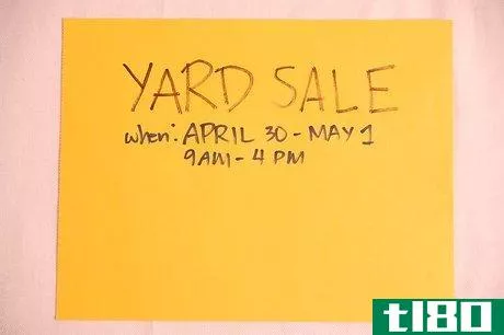 Image titled YardSaleSigns Step 3