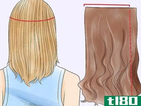 Image titled Make Hair Extensions Step 8