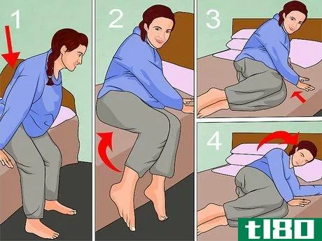 Image titled Lie Down in Bed During Pregnancy Step 5