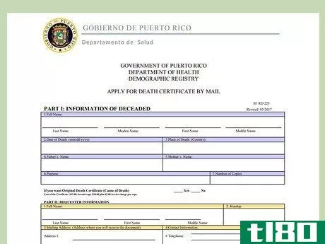 Image titled Obtain a Death Certificate in Puerto Rico Step 2