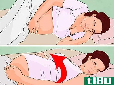Image titled Lie Down in Bed During Pregnancy Step 7