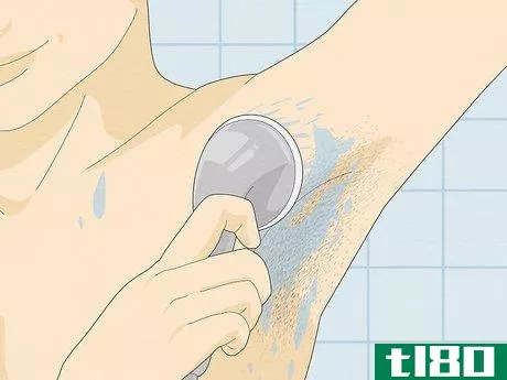 Image titled Make Armpit Hair Less Noticeable Step 1