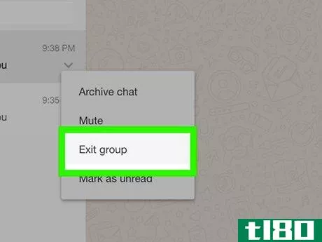 Image titled Leave a Group Chat on WhatsApp Step 16