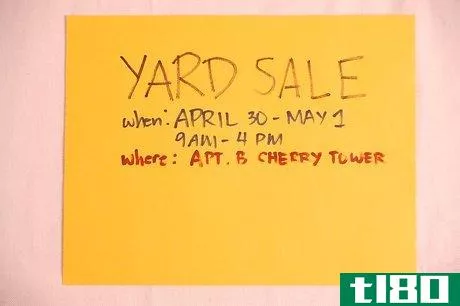 Image titled YardSaleSigns Step 4