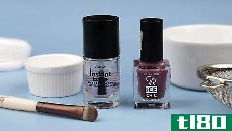 如何制作哑光指甲油(make matte nail polish)