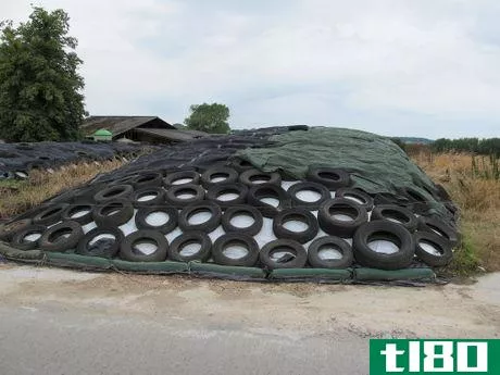 Image titled Silage with tyres