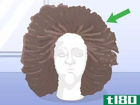 Image titled Make Straight Hair Into Afro Hair Step 1