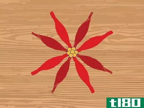 Image titled Make a Poinsettia Garland Step 7