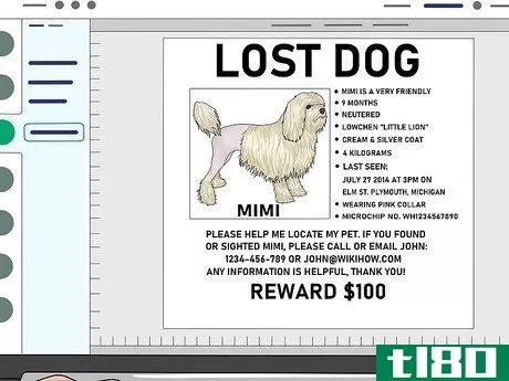Image titled Make Lost Pet Signs Step 10