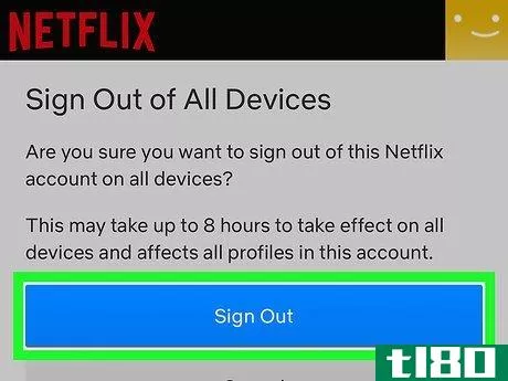 Image titled Log Out of All Devices on Netflix on iPhone or iPad Step 7