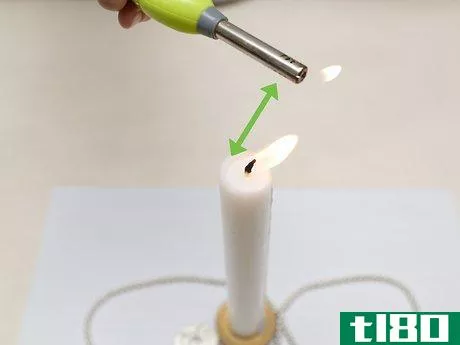 Image titled Light a Candle Without Touching the Wick Step 8
