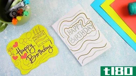 Image titled Make a Simple Handmade Birthday Card Step 1