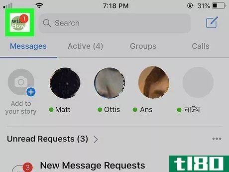 Image titled Log Out of Messenger on iPhone or iPad Step 11