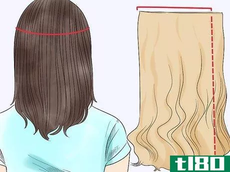 Image titled Make Hair Extensions Step 2