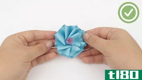 Image titled Make Ribbon Flowers Step 16