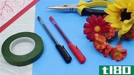 Image titled Make Flower Pens Step 1