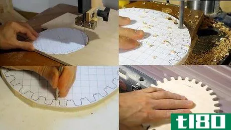 如何制作木制齿轮(make wooden gears)