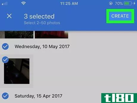 Image titled Make an Animated Gif on Google Photos on iPhone or iPad Step 5