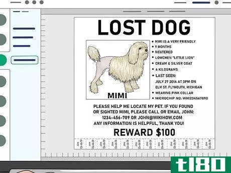 Image titled Make Lost Pet Signs Step 11