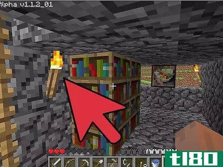 Image titled Make a Bookshelf in Minecraft Step 9