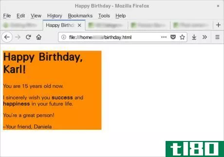 Image titled Html css birthday card div width.png