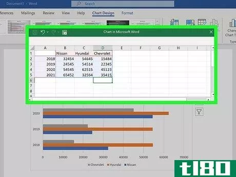 Image titled Make a Bar Chart in Word Step 5