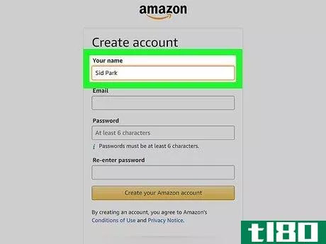 Image titled Make an Amazon Account Step 4