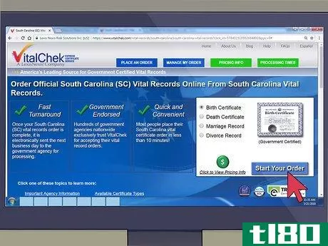 Image titled Obtain a Copy of Your Birth Certificate in South Carolina Step 12