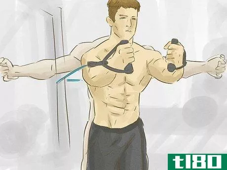 Image titled Work out Pectoral Muscles With a Resistance Band Step 7