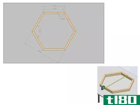 Image titled Build a Hexagon Picnic Table Step 5