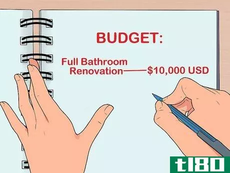 Image titled Plan a Bathroom Renovation Step 1
