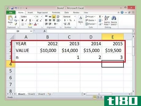 Image titled Calculate Compounded Annual Growth Rate Step 8