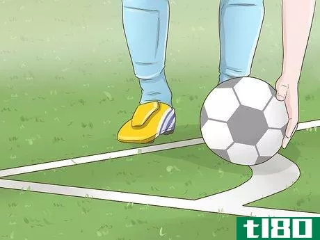 Image titled Shoot a Corner in Soccer Step 2