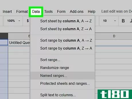 Image titled Rename Columns on Google Sheets on PC or Mac Step 4
